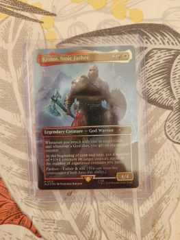 Kratos, Stoic Father SLD God of War Norse Foil NM English