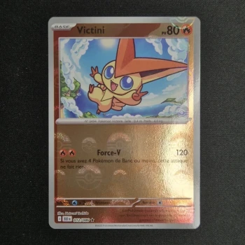 Carte Pokemon : Victini - Foudre Noire