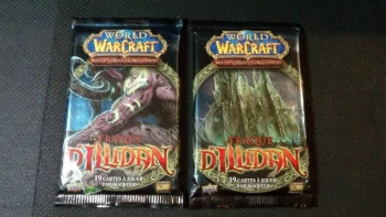 2x Boosters WoW TCG, 'La Traque d'Illidan', édition UDC 2008