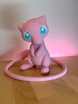 Figurine Mew – 17 cm – Style Crochet