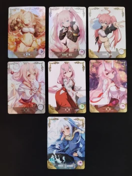 Lot 7 cartes Moi, quand je me réincarne en slime – Goddess Story (3 SR + 4 R)