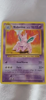 Carte pokémon Nidorino