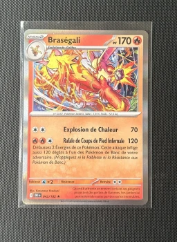 Carte Pokémon - Braségali 42/182 - Holo - Rivalités Destinés