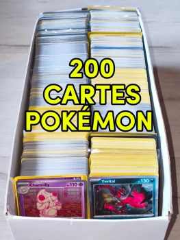200 cartes Pokémon