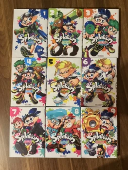 Collection complète Splatoon manga tomes 1 à 9 – Excellent état