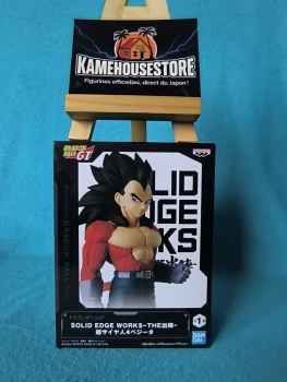 Solid Edge Works Vegeta Super Saiyan 4 – Dragon Ball GT – Banpresto / Bandai Spirits – Import Japon – Neuf
