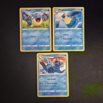 Cartes Pokemon : Famille Obalie - Règne de Glace
