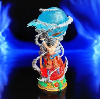 Figurine Son Goku (Dragon Ball Début) avec boule d’énergie lumineuse 🐉