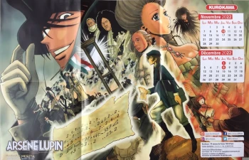 Poster Manga Seinen Arsène Lupin Kurokawa