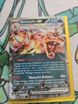 Dracaufeu EX teracristal en lot