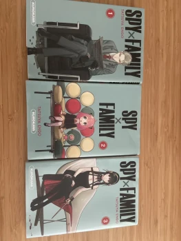 Lot de 3 manga spy x family