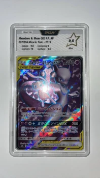 Carte Pokémon Mewtwo & Mew Gx FA 097/094 PCA 9,5