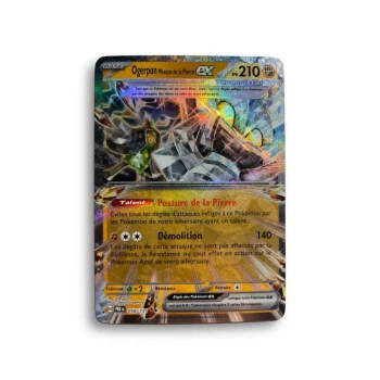 Carte Pokémon— Ogerpon masque de pierre ex— 058/131—évolutions prismatiques