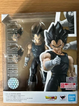 Figurine S.H. Figuarts – Vegeta Super Hero – Dragon Ball NEUVE