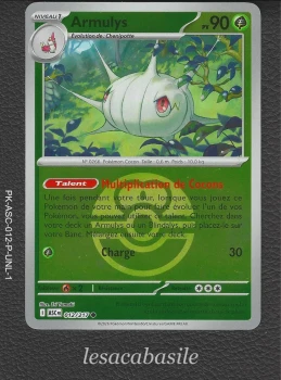 Armulys 012/217 reverse Pokeball - ME2.5 - Héros Transcendants (2026)