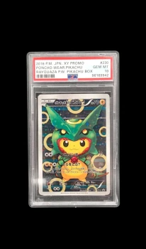 ✨ Carte Pikachu Poncho Promo Rayquaza ✨ – Édition Ultra Rare 🌟