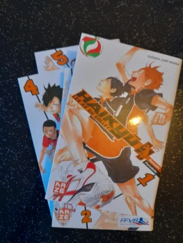 Manga Haikyu - Tome 1, 2, 4 et 5