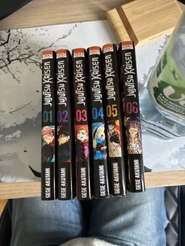 Manga Jujutsu Kaisen Vol. 1-6 📚