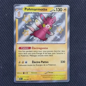 Carte pokemon Pohmarmotte 144/091 SHINY - EV4.5  Destinées de Paldea (2024)