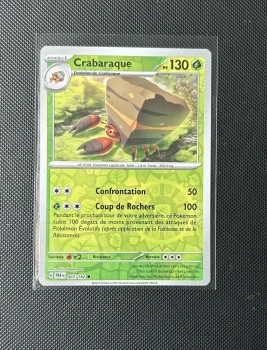 Carte Pokémon - Crabaraque 7/182 - Reverse - Faille Paradoxe