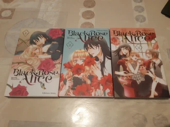 lot 3 mangas - Black Rose Alice - tomes 1 à 3 - Akata