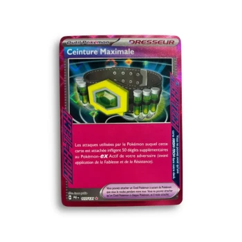 Carte Pokémon— Ceinture maximale— 117/131—évolutions prismatiques