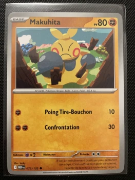 Carte Pokémon - MAKUHITA 072/132 - Méga évolution