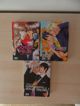 Lot Reno Amagi Toriko School Police mangas yaoi Boy's Love BL