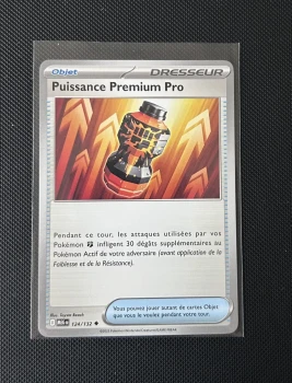 Carte Pokémon - Puissance Premium Pro 124/132 - Méga Évolution