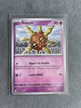Carte Pokémon - SOLAROC 093/197 - Flammes obsidiennes