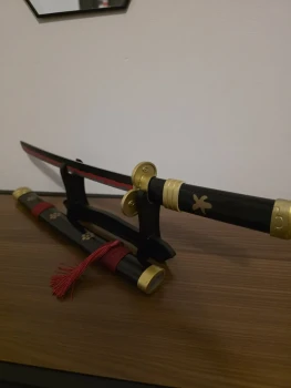 Réplique décorative non tranchante – Mini katana inspiré Enma de Roronoa Zoro (One Piece)