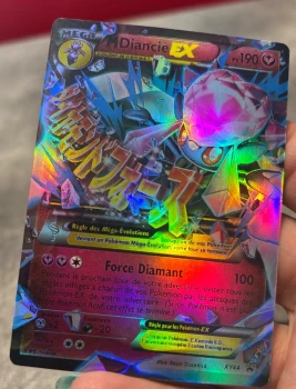 CARTE POKEMON M DIANCIE EX XY44 PROMO Black Star FR TRES BON ETAT