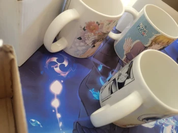 lot de 3 tasses yaoi