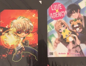 Carte Manga Shonen One Punch Man Kurokawa & Seinen Love Agency Pika