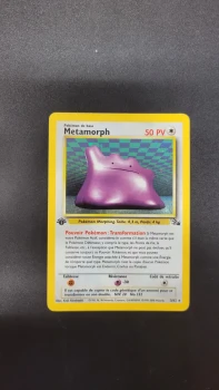 Pokémon Metamorph 3/62 Édition 1 EX 🤩 Fossile Holo PCA PSA