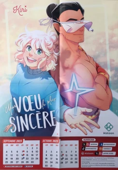 Poster Manga Mon Voeu Le Plus Sincère Kurokawa Kotoon Webtoon