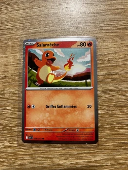 Carte promo Cosmo Holo Pokémon Salamèche 020/217 Héros Transcendants