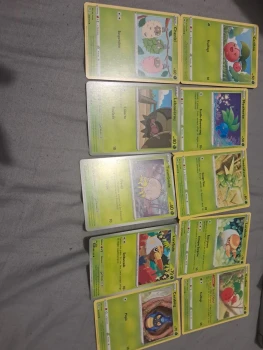 Lot 10 cartes pokemon
