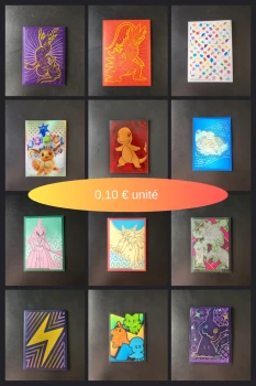 Sleeves Pokémon Officielles neuves : 0,10€ l'unité ou 5€ le paquet 🔥