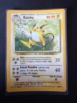 Raichu 1ère génération - FR - Très bon état