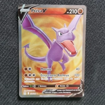 Carte pokemon Ptéra V FA 179/196 - EB11  Origine perdue (2022)