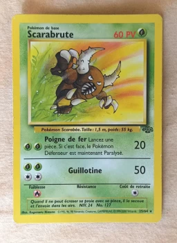 Carte Pokémon Scarabrute Rare Wizards
