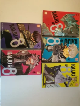 Lot de 5 tomes de Kaiju n°8