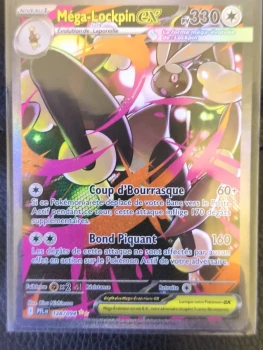Carte pokémon EX fr 128/094 Méga-Lockpin EX