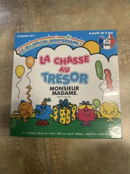 Jeu société la chasse au trésor monsieur madame neuf blister