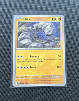 Carte Pokémon - Onix 70/132 - Méga Évolution