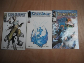 Divine Right Semic Lot De 3 Bd N°1 N °2 N°3 Jim Lee Scott Williams