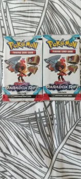 Lot 2 fun pack anglais pokémon faille paradoxe