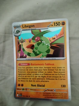 Carte pokémon libégon