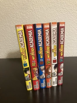 My Hero Academia, tomes 1-6